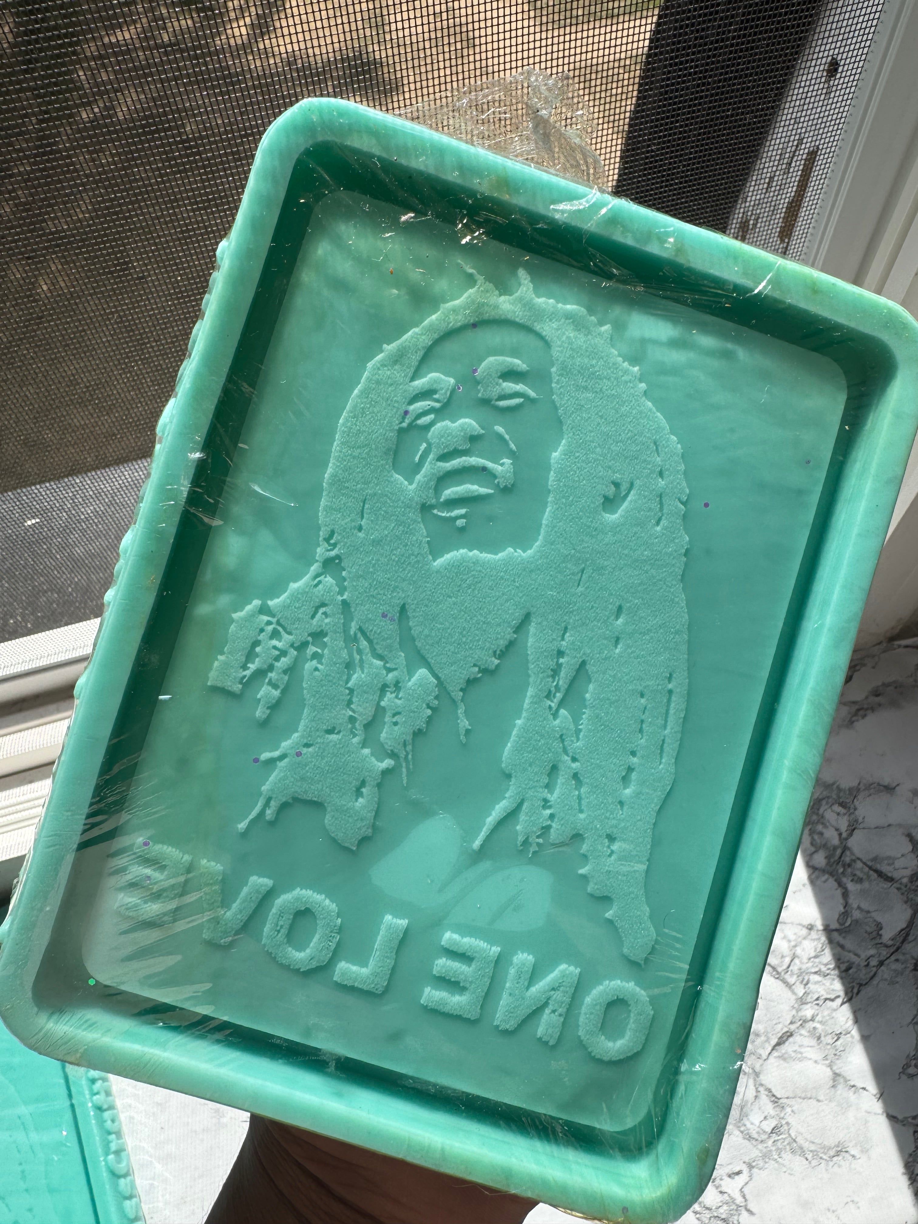 Bob Marley tray mold
