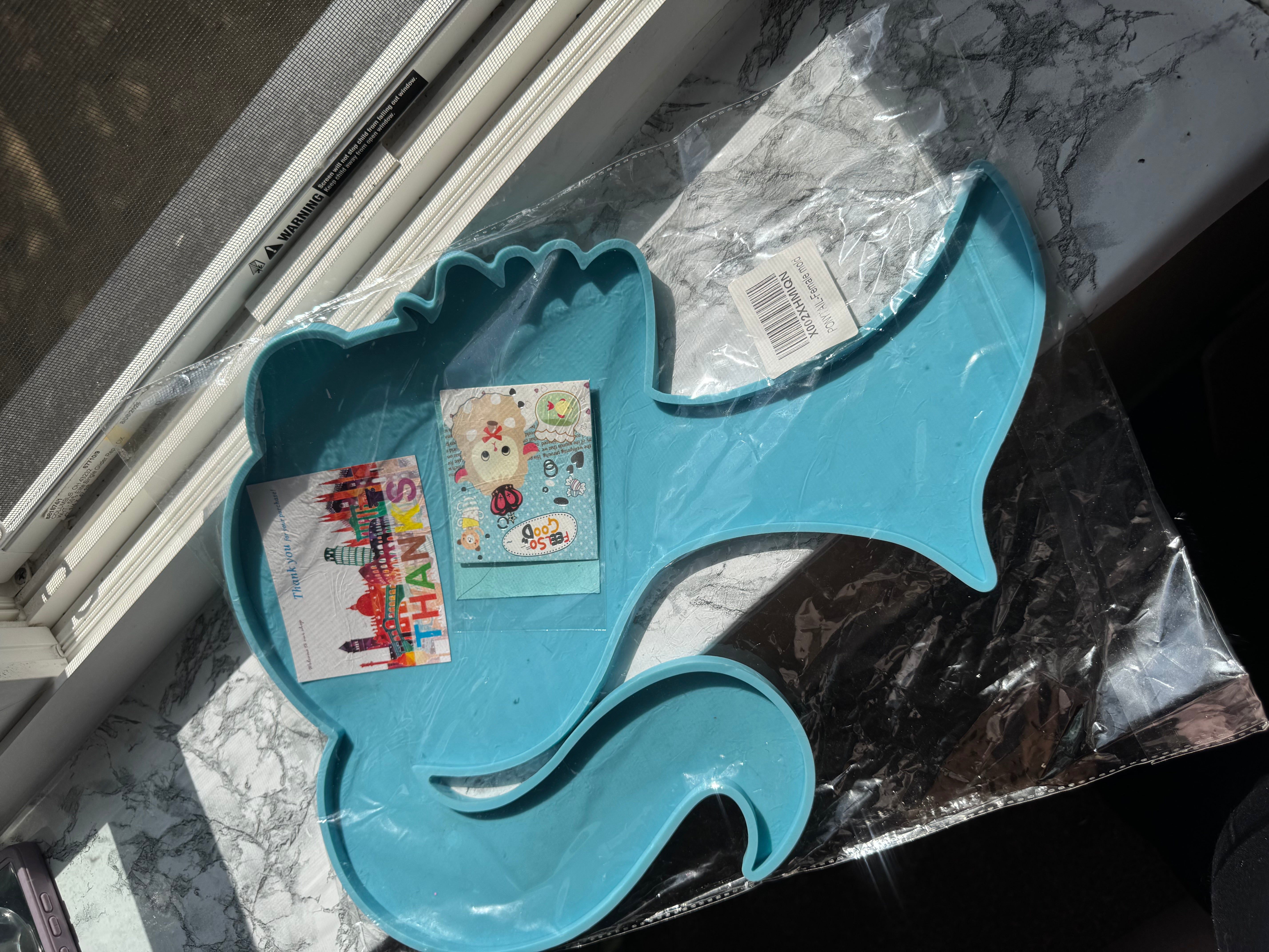 Pony tail girl mold