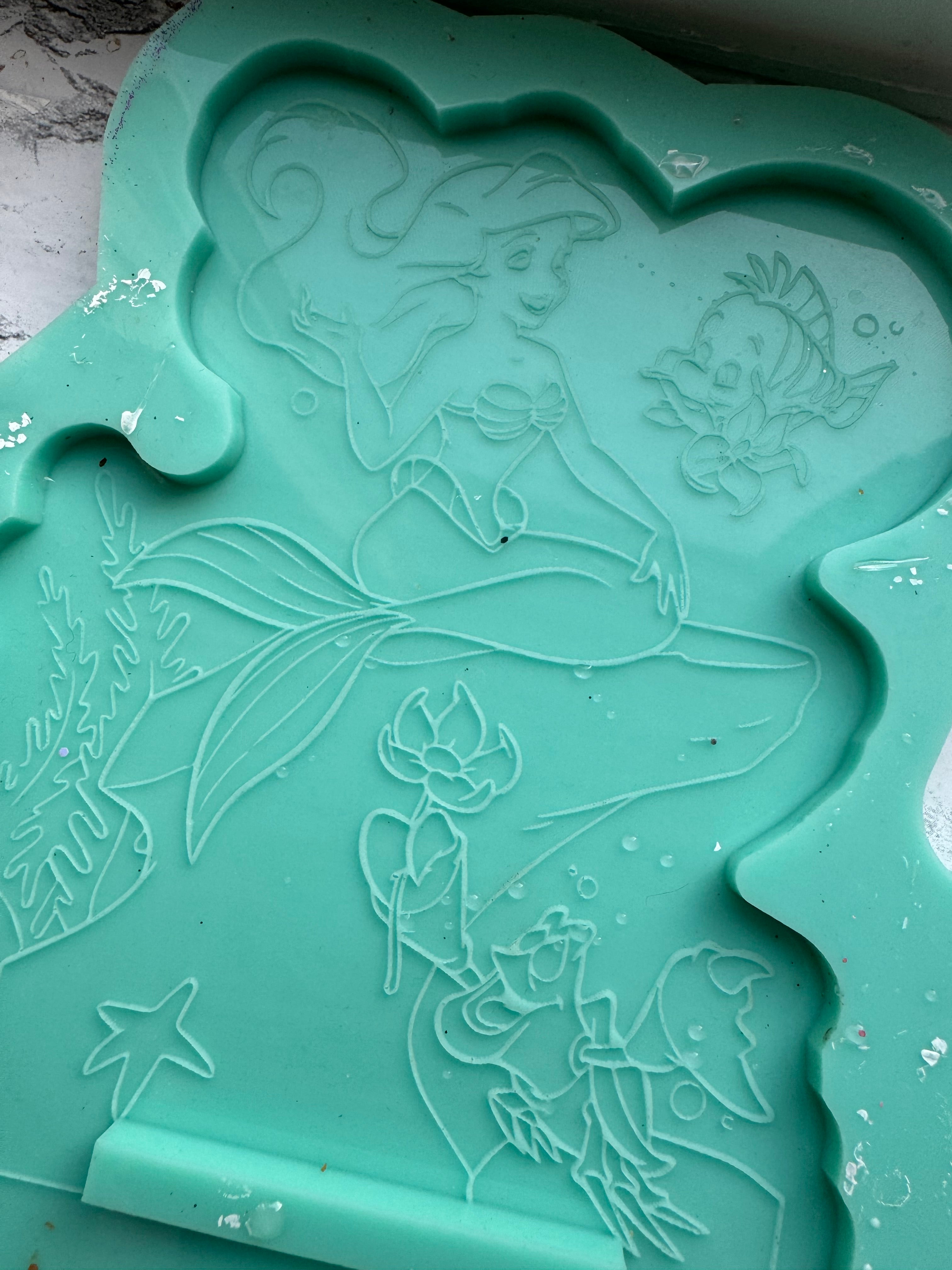 Little mermaid phone stand mold