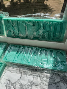 Alphabet keychain mold ￼