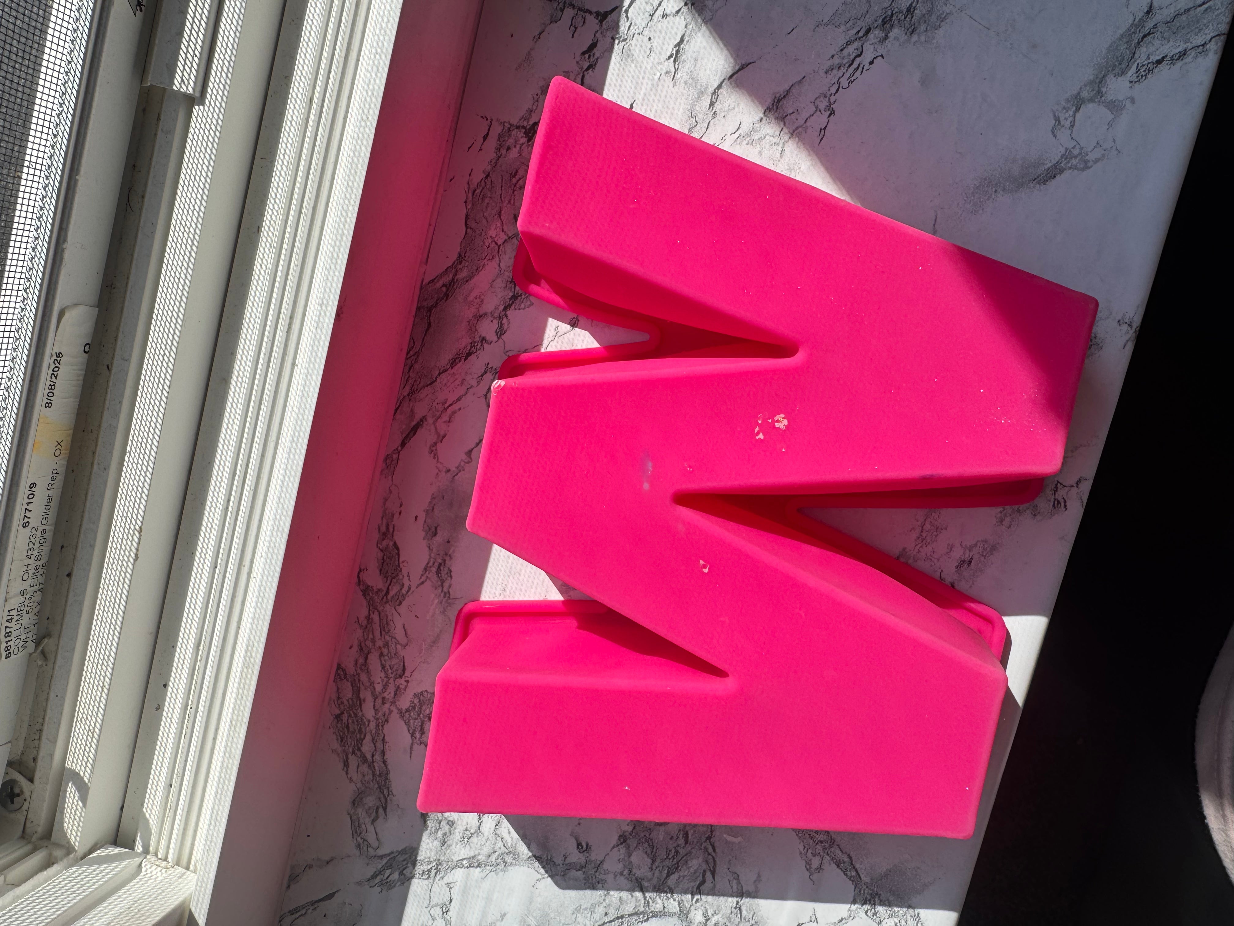 Letter W mold