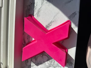 Letter X mold