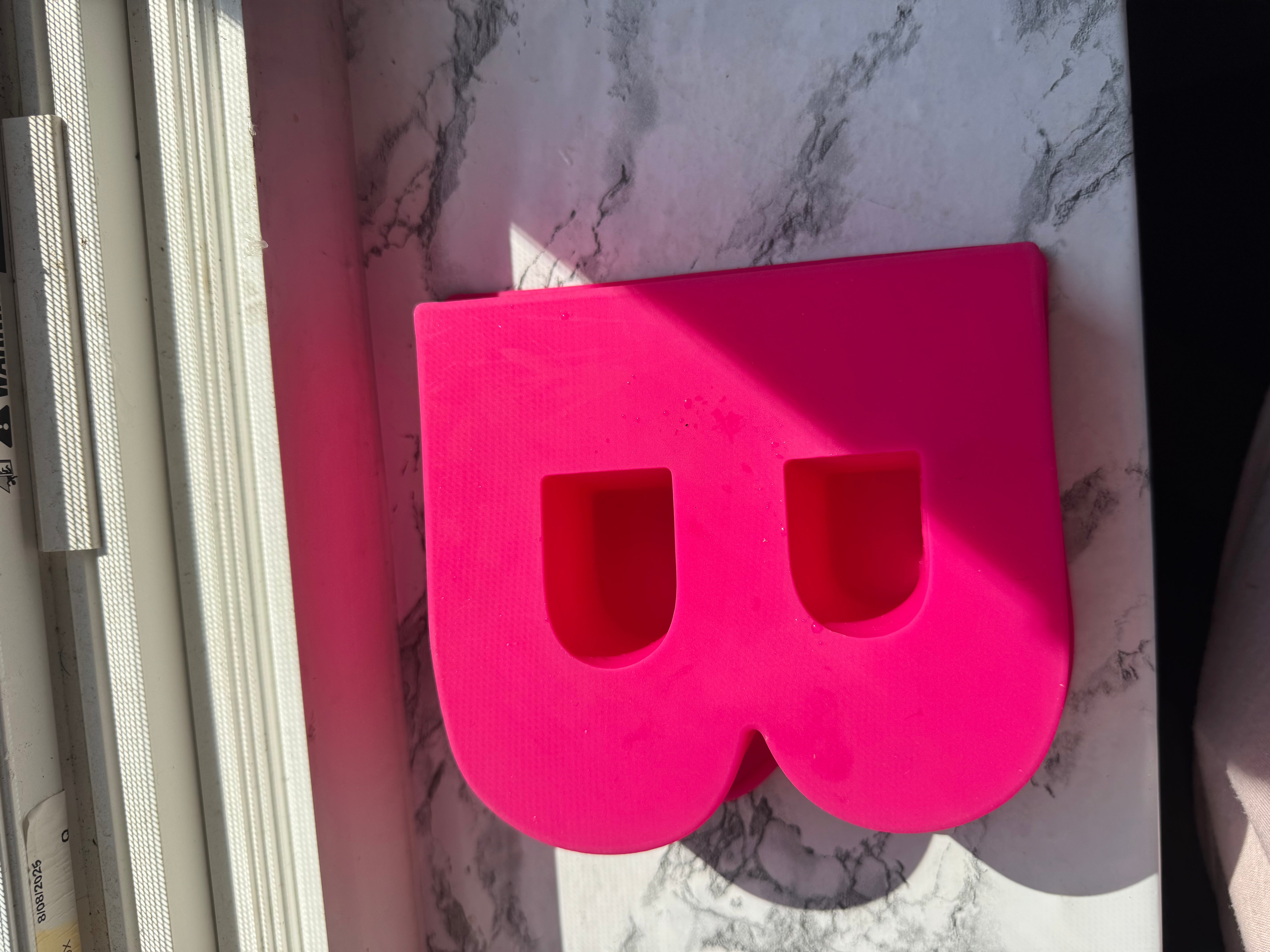 Letter B mold (bend at the top corner)