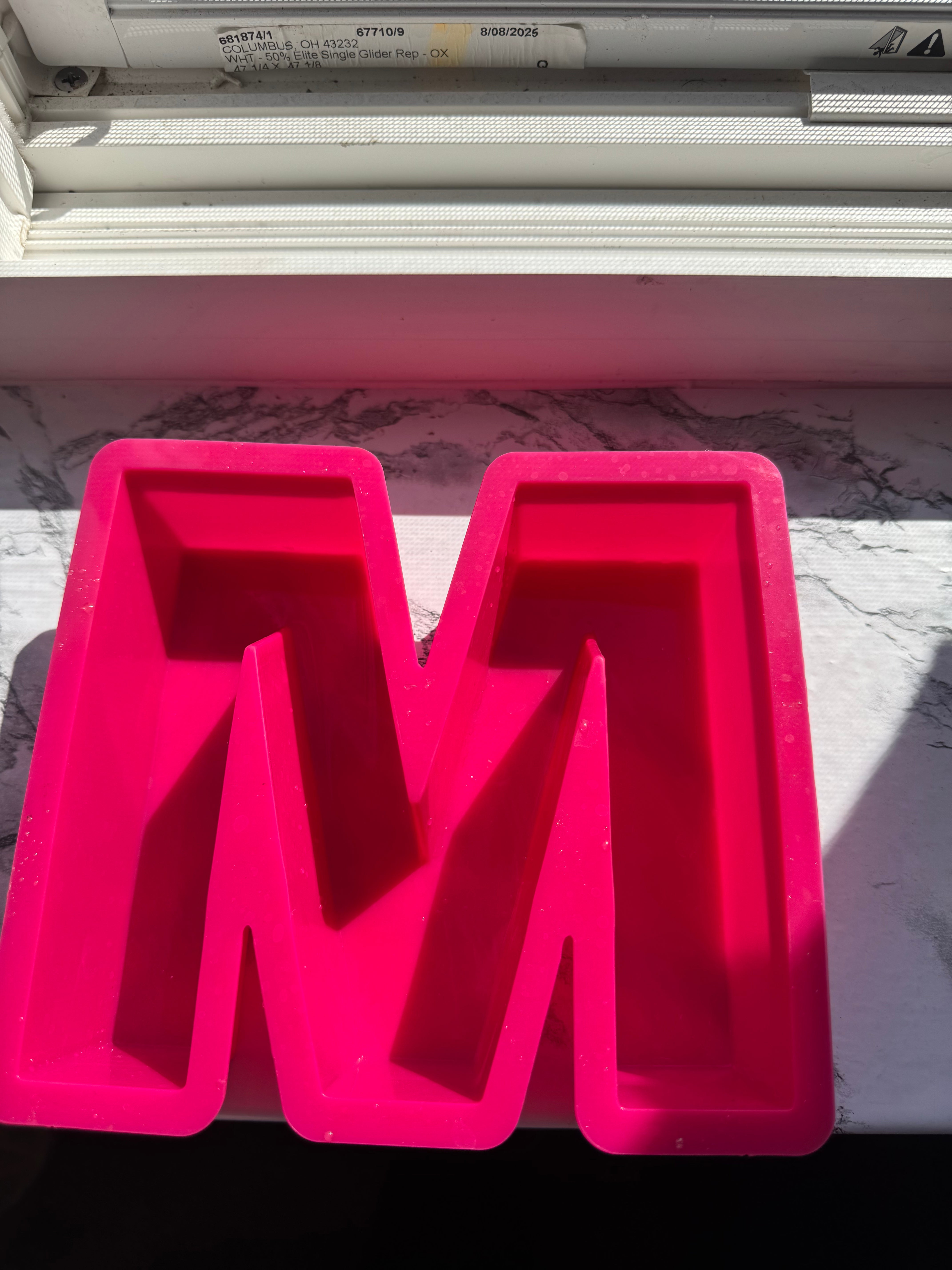 Letter M mold