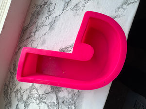 Letter J mold